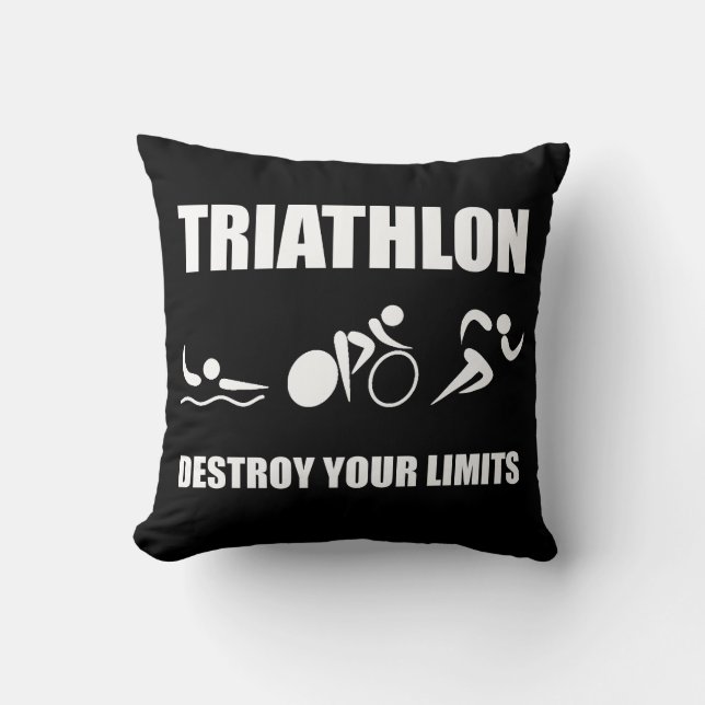 Triathlon Destroy Kudde (Framsida)