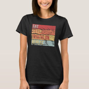 Triathlon - Eat Sömnera Triathlon Repeat T Shirt