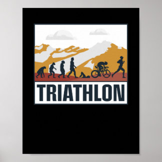 Triathlon Evolution Poster