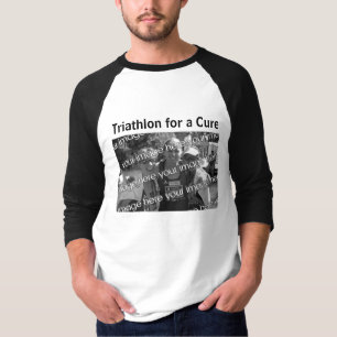 Triathlon för en bot t shirt