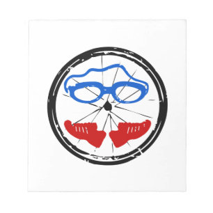 Triathlon Freak logotyp Anteckningsblock