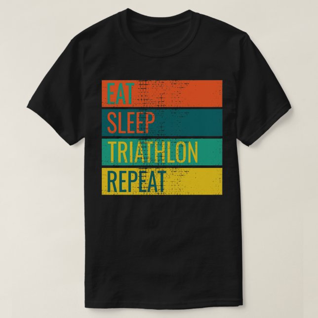 Triathlon Funny T Shirt (Design framsida)