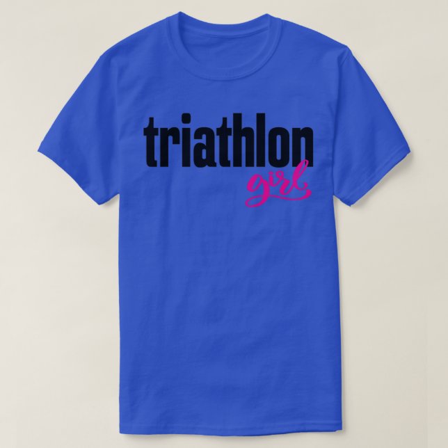 Triathlon Girl T Shirt (Design framsida)