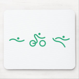 Triathlon Grönt logotyp Musmatta