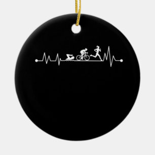 TRIATHLON HEARTBEAT T SHIRT JULGRANSPRYDNAD KERAMIK