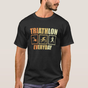 Triathlon Instruktör för Triathlete Coach T Shirt