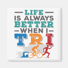 Triathlon-ljudet är alltid bättre när jag Tri Magnet
