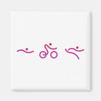 Triathlon-logotyp Magnet