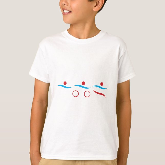 Triathlon-Logotyp T-shirt (Framsida)