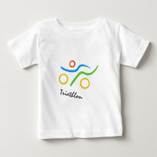 Triathlon-logotyp Tee Shirt (Framsida)