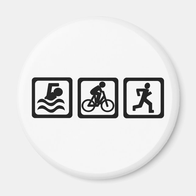Triathlon Magnet (Framsidan)