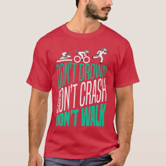 Triathlon Motif för Triathletes 19 T Shirt