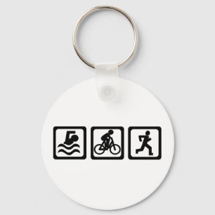 Triathlon Nyckelring