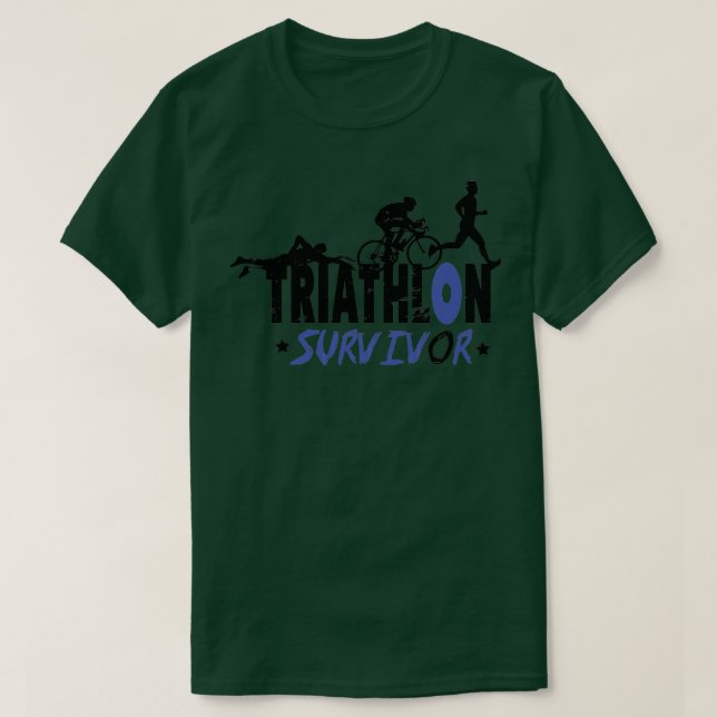 Triathlon-överlevnad 4 t shirt (Design framsida)