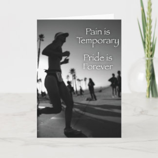 Triathlon - Pain är tillfällig Kort