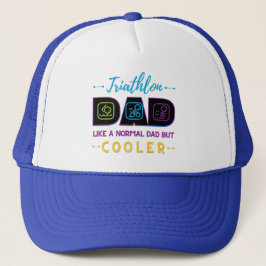 Triathlon pappa, som ett normalt pappa men kylare keps