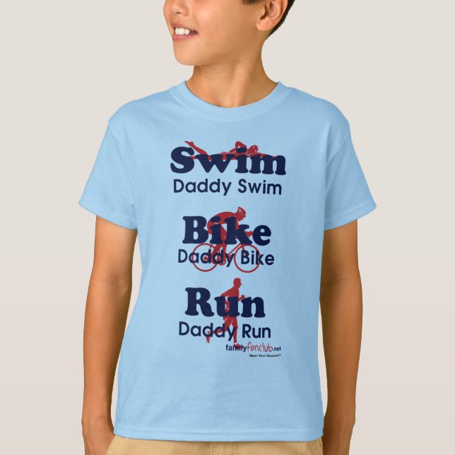 Triathlon Pappa T-shirt (Framsida)