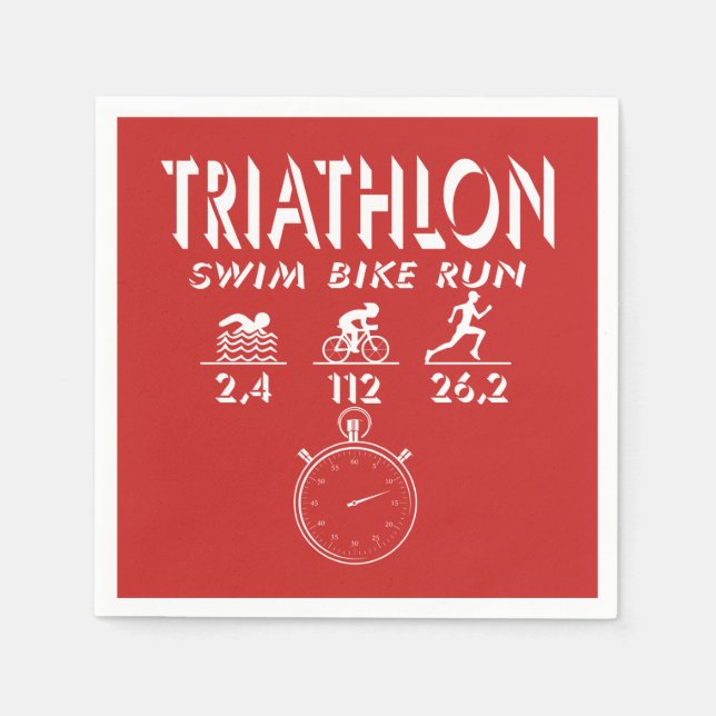 Triathlon Pappersservett (Framsidan)