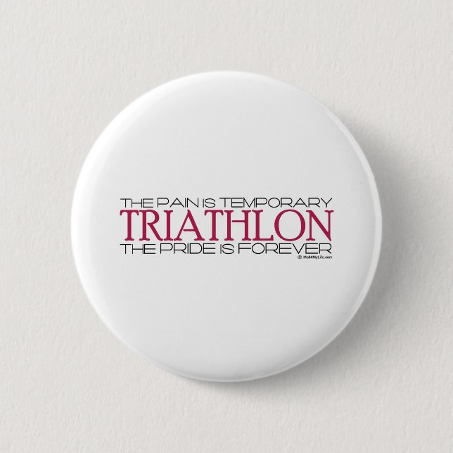 Triathlon - pridet är för evigt knapp (Framsida)