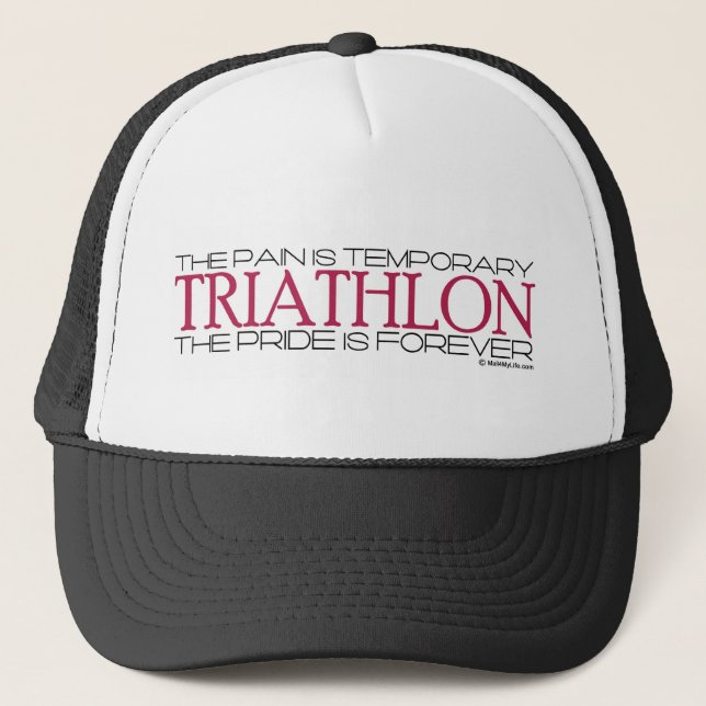 Triathlon - pridet är för evigt truckerkeps (Framsida)