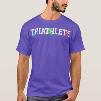 Triathlon Running Swimming Biking 2 T Shirt