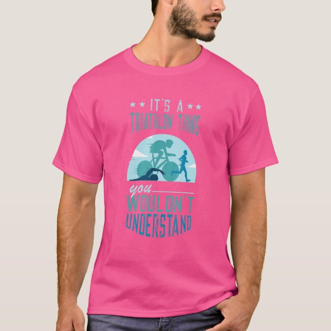 Triathlon Sak Simma Cycle Springa Triathlon Suppor T Shirt (Framsida)