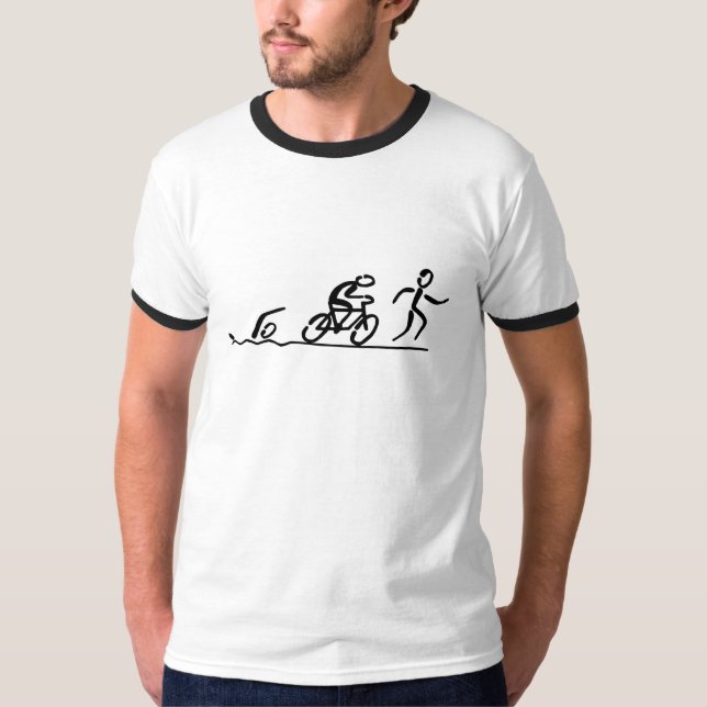 Triathlon Shirt T-shirt (Framsida)