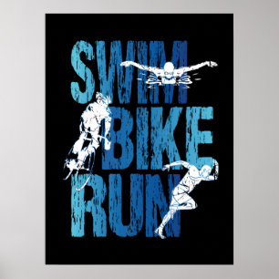 Triathlon - Simma Bike Springa Poster