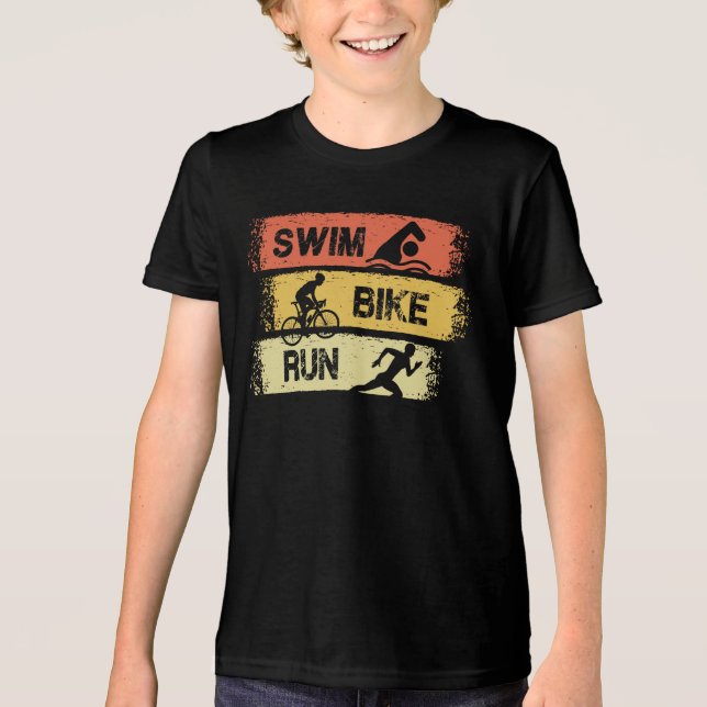 Triathlon - Simma Bike Springa T Shirt (Framsida)