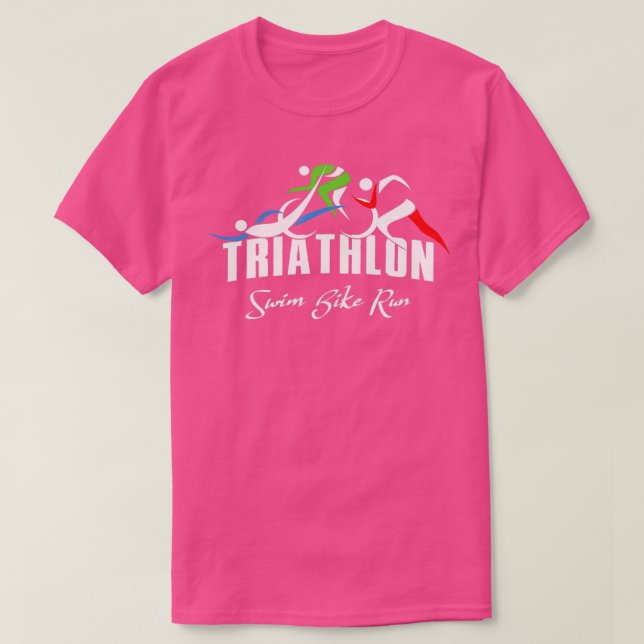 Triathlon Simma Bike Springa Triathlete 66 T Shirt (Design framsida)