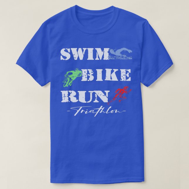 Triathlon Simma Bike Springa Triathlete 71 T Shirt (Design framsida)