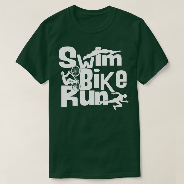 Triathlon Simma Bike Springa Triathlete 74 T Shirt (Design framsida)