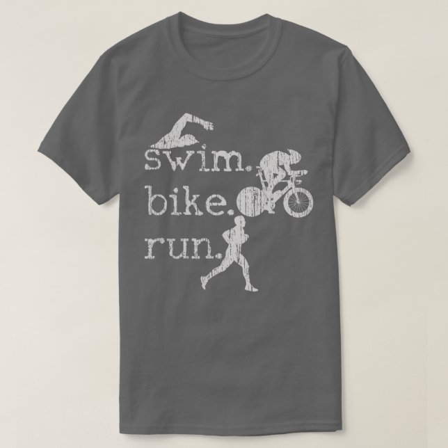 Triathlon Simma Bike Springa Triathlete 95 T Shirt (Design framsida)