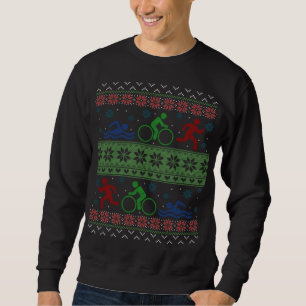 Triathlon Simma Bike Springa Ugly jul Sweater Lång Ärmad Tröja