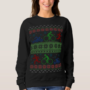 Triathlon Simma Bike Springa Ugly jul Sweater T Shirt