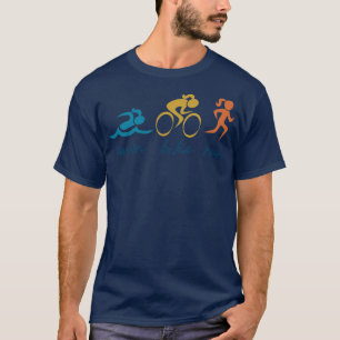 Triathlon simma cykel springa girl TTA Classic TSh T Shirt