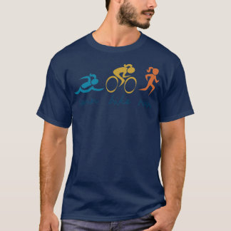 Triathlon simma cykel springa girl TTA Classic TSh T Shirt
