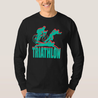 Triathlon Simning Cykling Löpning Triathlon T Shirt