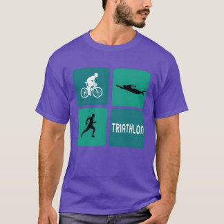Triathlon Sport Design retro retro T Shirt