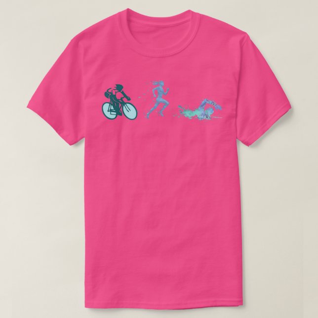 Triathlon Sport Paralympic sport T Shirt (Design framsida)