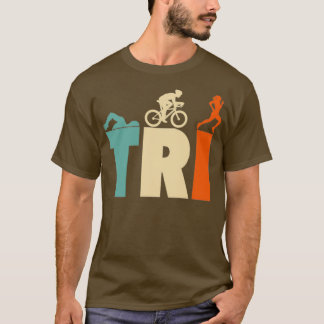 Triathlon sport-simman springa kvinna t shirt