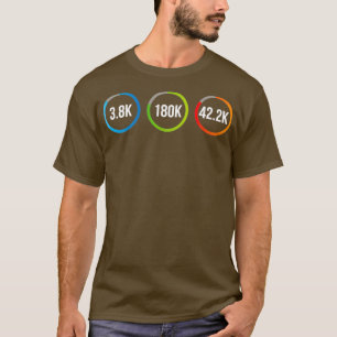 Triathlon springa Cycle simma tränar våra mål T Shirt