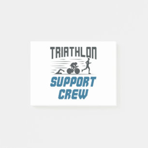 Triathlon Support Crew Post-it Block