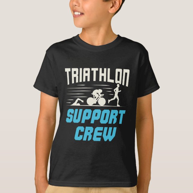 Triathlon Support Crew T Shirt (Framsida)