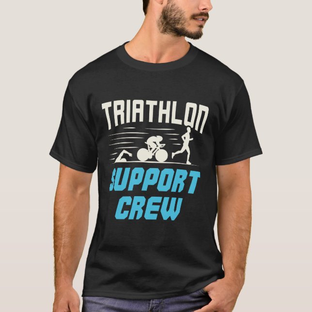 Triathlon Support Crew T Shirt (Framsida)