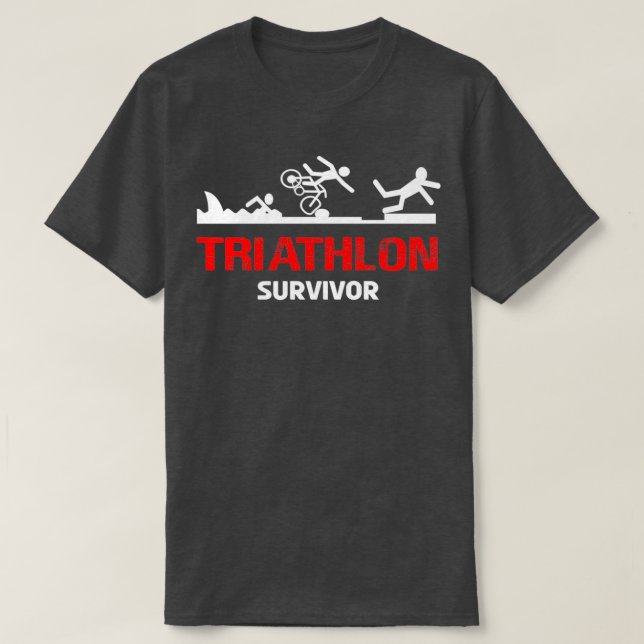 Triathlon Survivor 2 T Shirt (Design framsida)