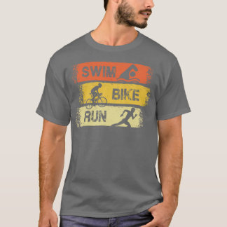 Triathlon Swim Bike Run 22 T Shirt