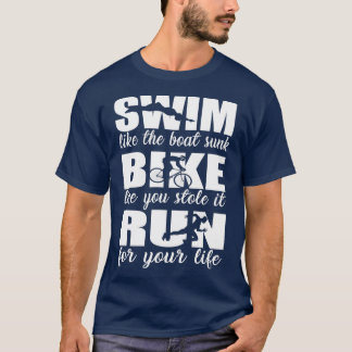 Triathlon SwimBikeRun Triathlete 1 T Shirt