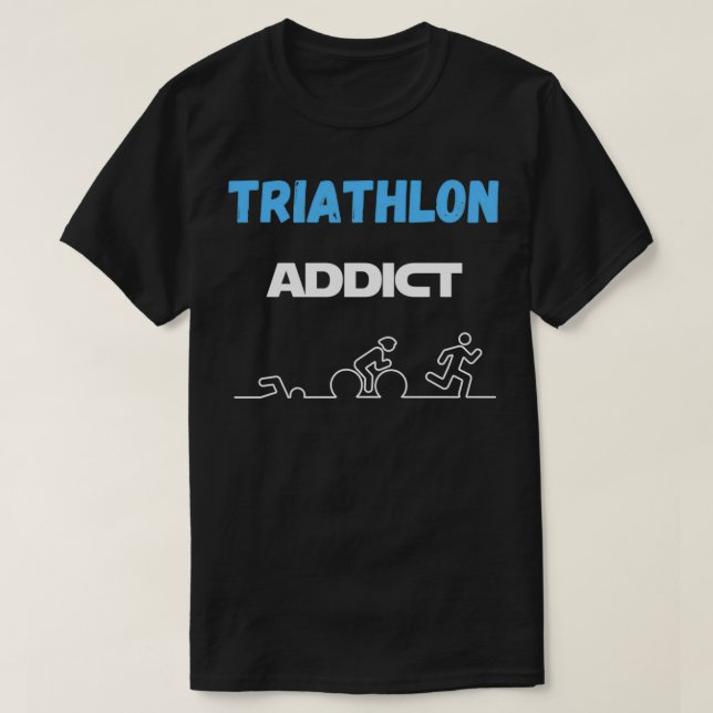 Triathlon t Gift humor Shirt (Design framsida)