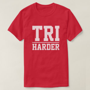 Triathlon t shirt for triathletle - TRI hårdare
